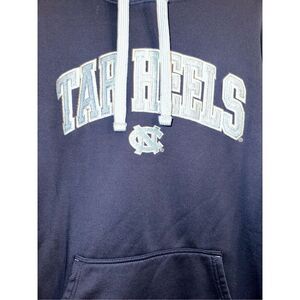 UNC Tarheels Navy Blue Hoodie  Majestic Section 101 women size Medium
